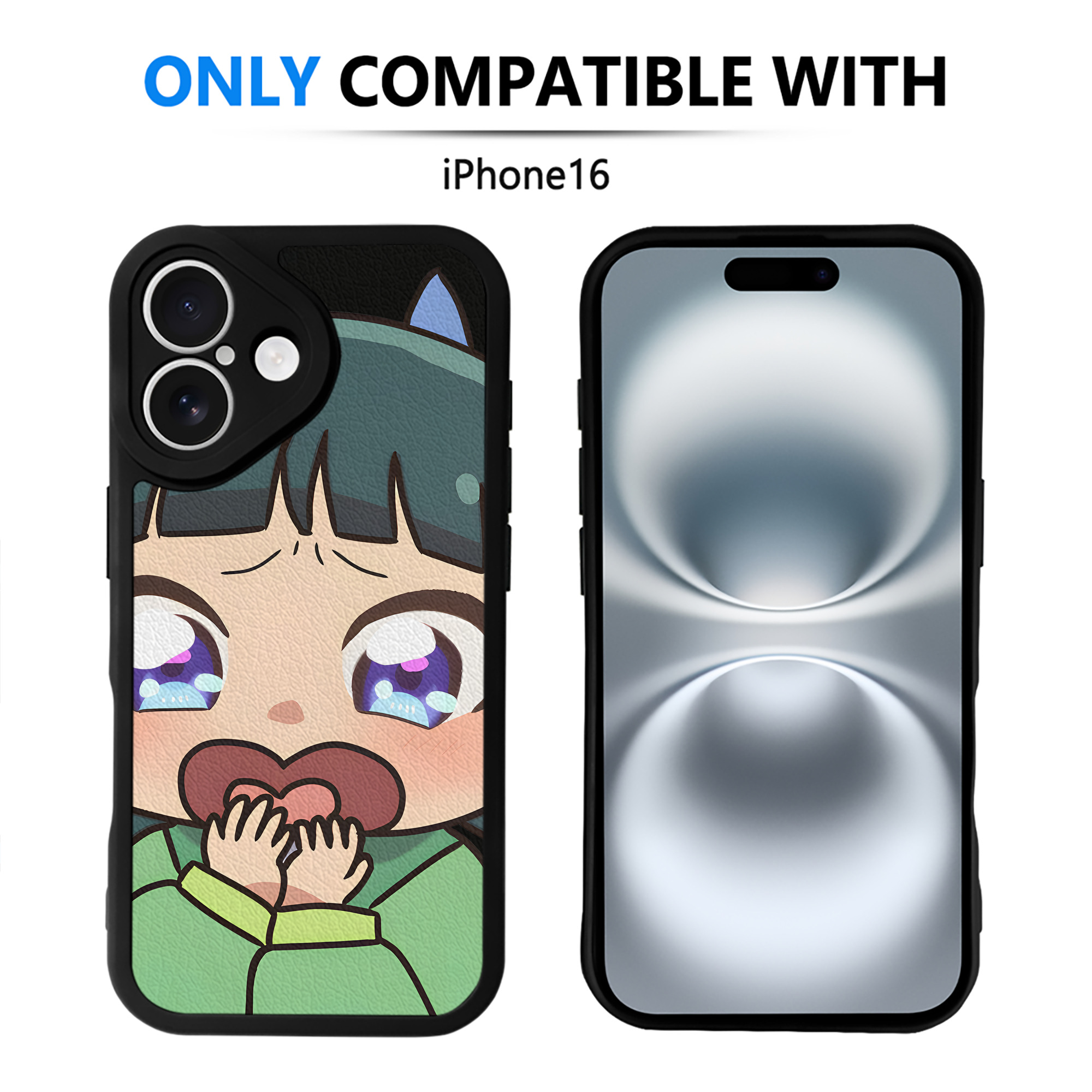 （画像用） 薬屋のひとりごと The Apothecary Diaries 【iPhone 16シリーズ対応】シリコンスマホケース（レザー調） 材質：シリコン
